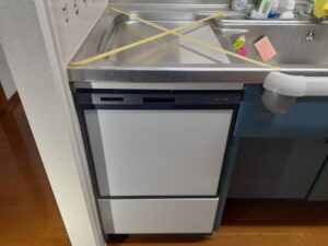 福岡キッチン取付け隊　トップオープン食洗機の工事　施工後